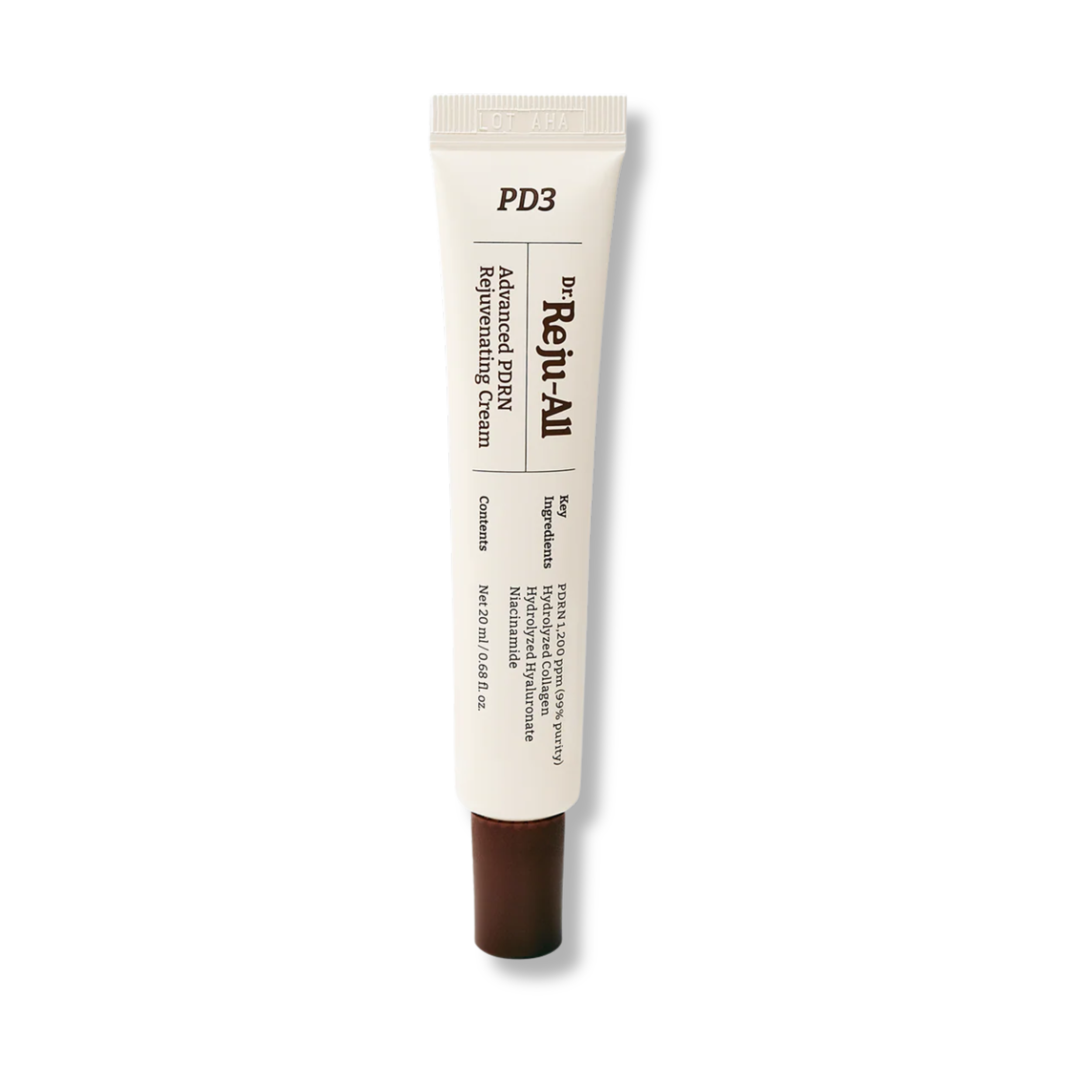 Tube of Dr. Reju-All PD3 cream on a white background