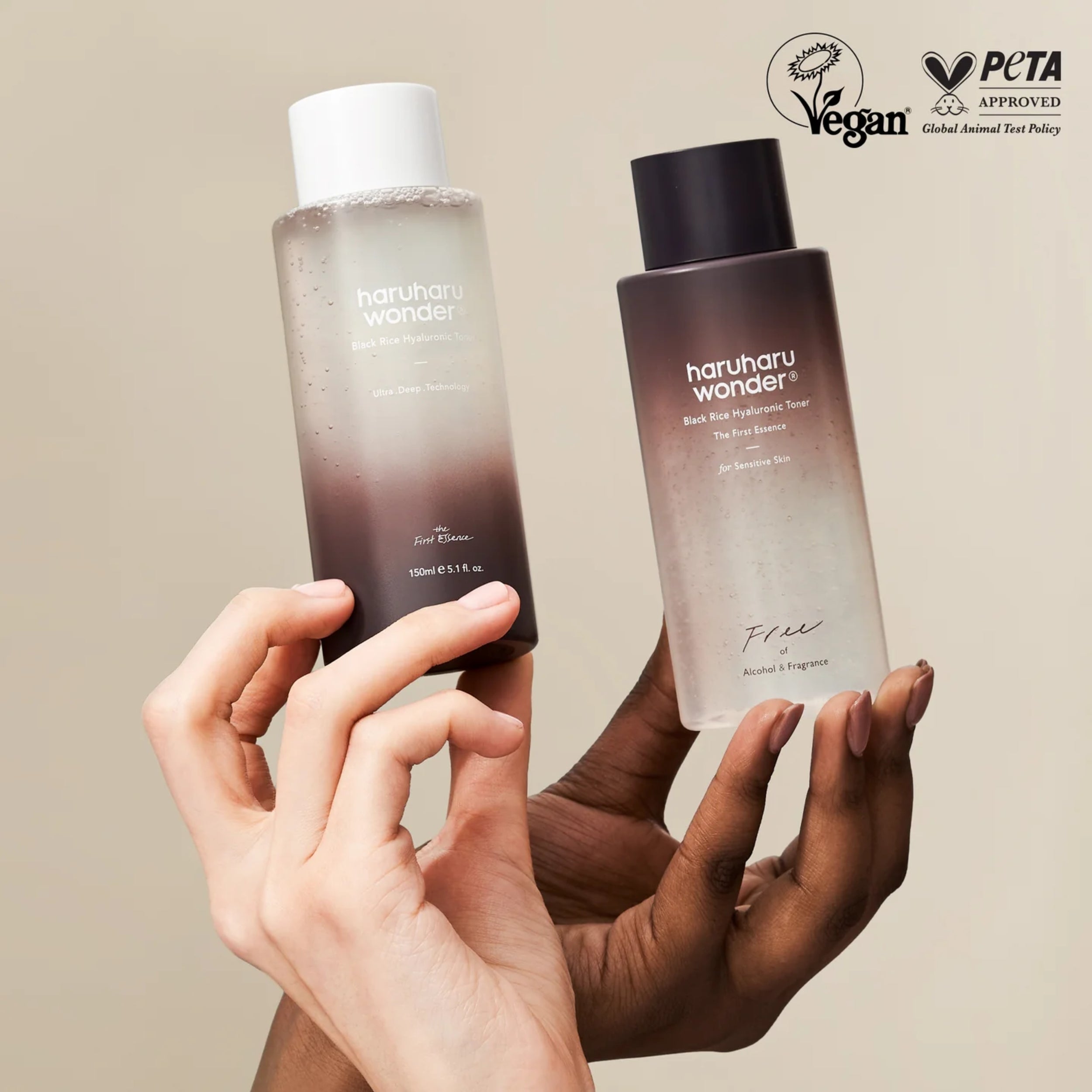 Haruharu wonder toner Vegan and peta approved