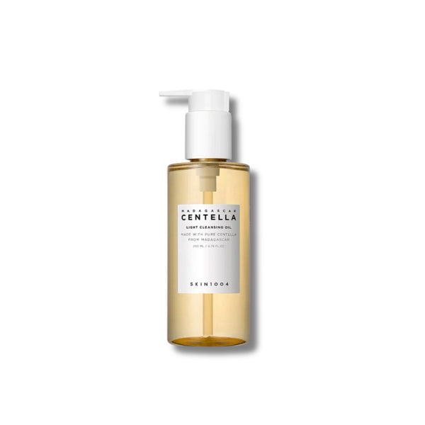 Skintoida Centella night cleansing oil bottle on a white background