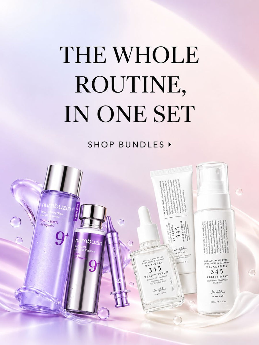 Bundles. The whole routine, in one set. Shop bundles