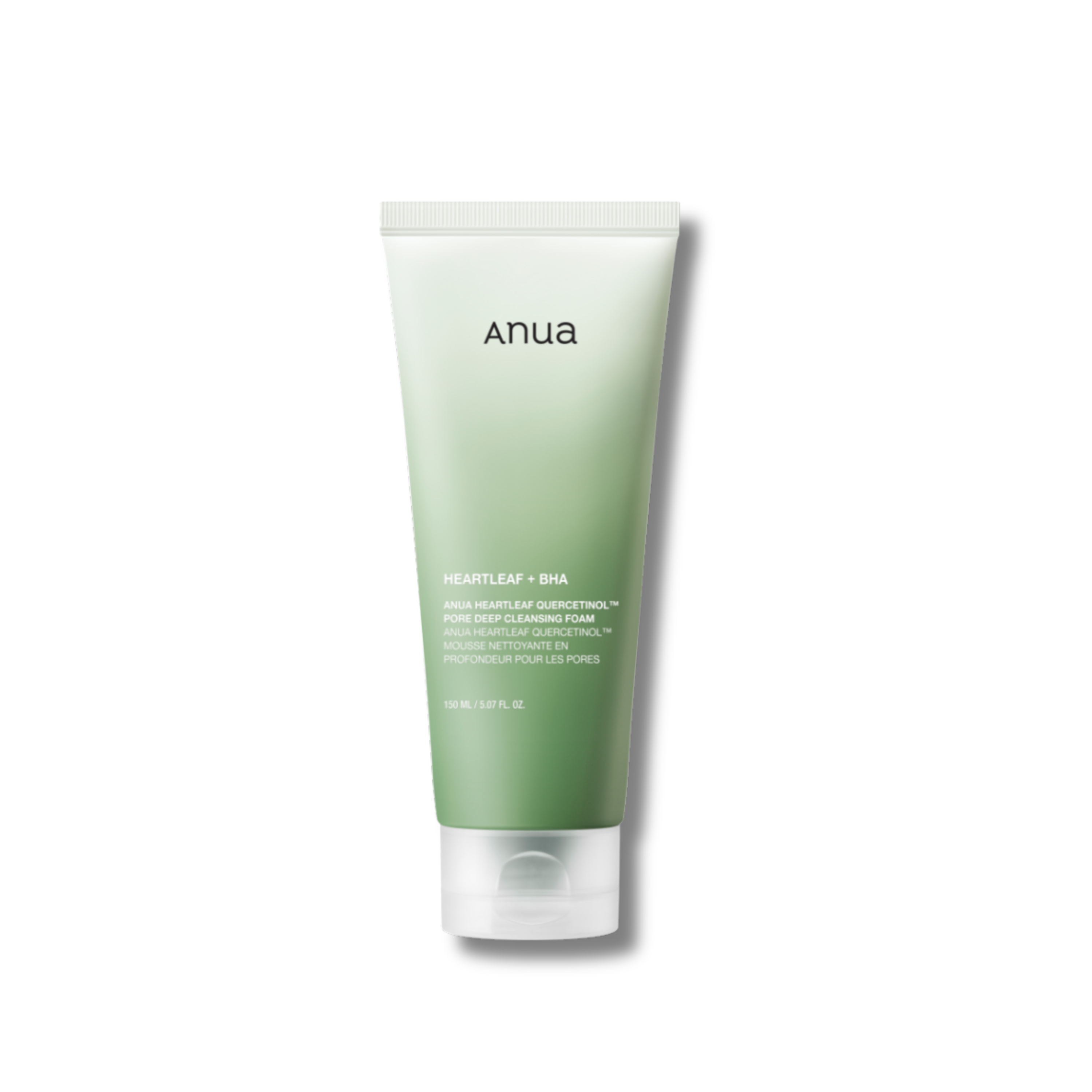 Tube of anua product on a white background